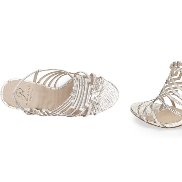 Adrianna Papell Emmanuelle Snakeskin High Heel - Picture 13 of 14